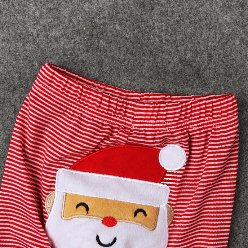 Julset för baby med bodysuit och byxor för flickor tomte_voghion.com