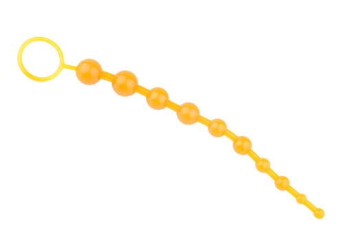 Anal plug with beads, 10 beads, colorful beads, flirting supplies, adult sex toys wholesale