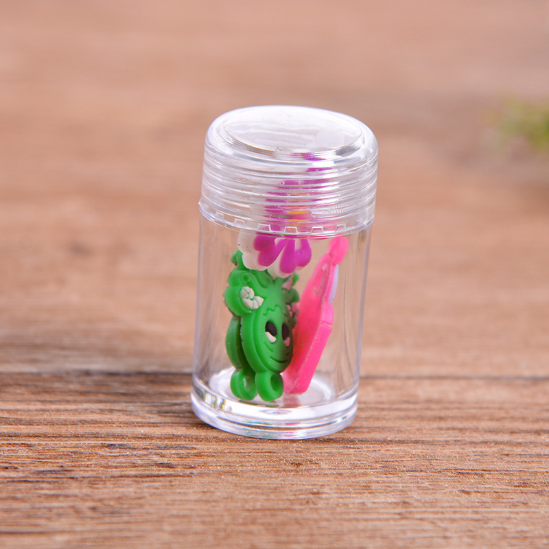DC13 gram ps transparent Jewelry Plastic bottles Round bottle transparent waterproof Electronic component storage box
