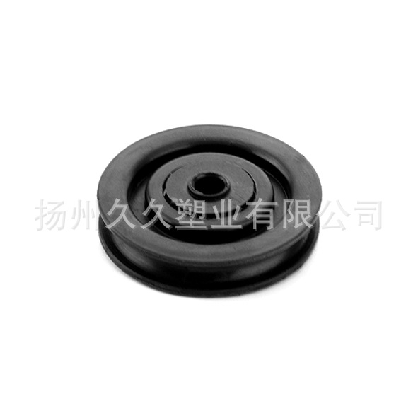 E07   Φ75*Φ10*21H 塑料芯轴承滑轮3寸  医疗家具健身器材用