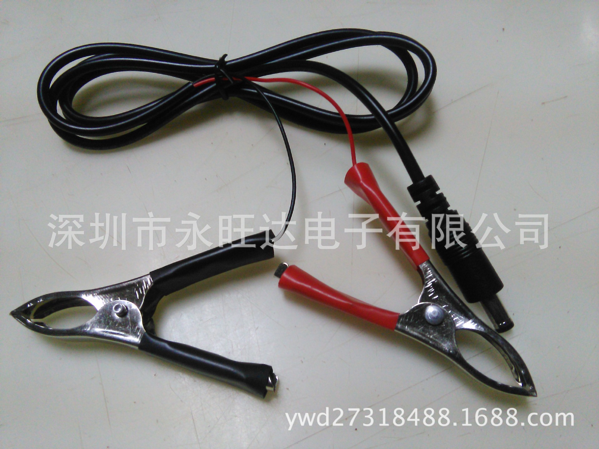 DC12V夹子线 30A鱼夹线 电池连接线 太阳板接线 电视显示屏连接线