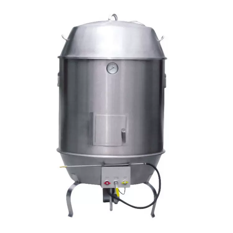 酒店食堂餐厅厨房 商用烤鸭炉 全自动燃气烤鸭转炉