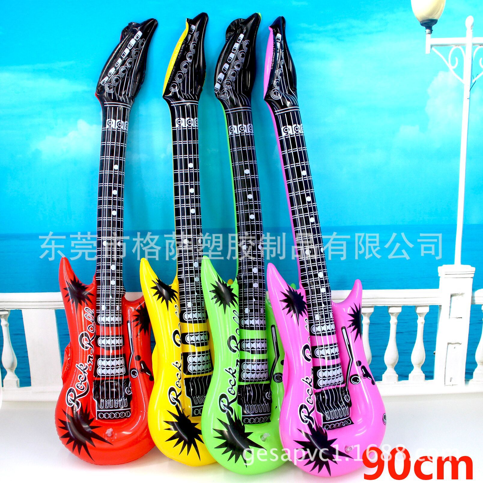 广东东莞 供应PVC充气吉它电子琴等乐器 充气乐器   6P环保无毒料
