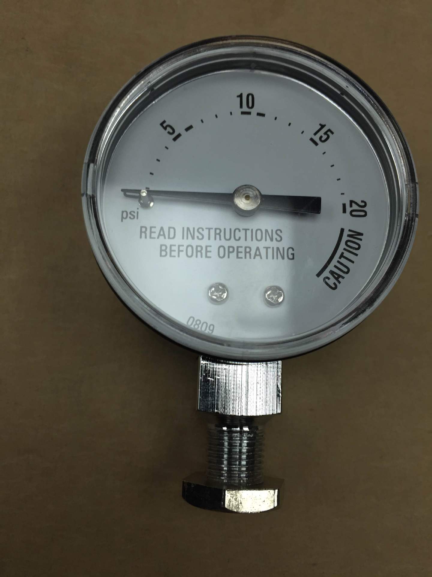 厂家供应不锈钢外壳  ABS外壳 压力仪表 气动压力表y40