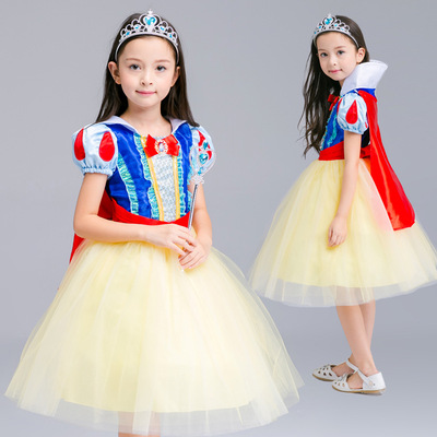 children Snow White girl Cross border Halloween Dress costume full dress perform Clothing trade Children's clothing