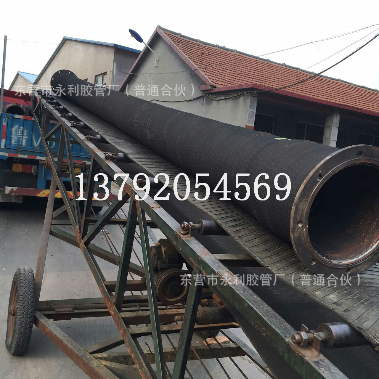 橡胶钢丝吸排胶管 法兰式钢丝骨架耐磨胶管耐磨喷砂喷橡胶软管