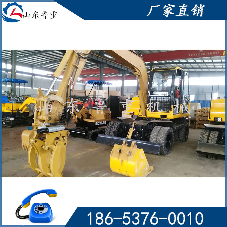 95型号轮式挖掘机 各种挖掘机及配件齐全 履带轮式抓木机