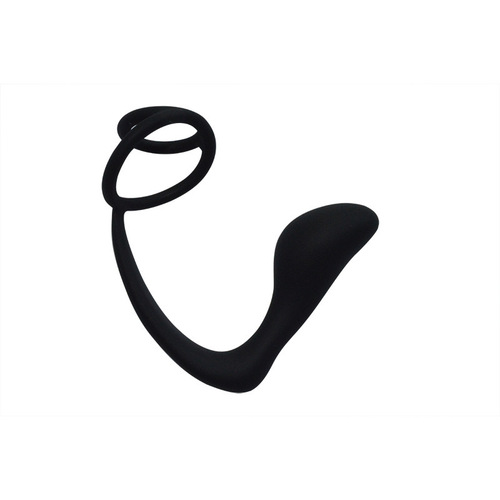 Black Silicone Prostate Massager Male Anal G-Spot Pudendal Anus Plug Adult Erotic Toy LeYa
