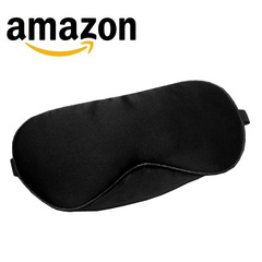 Nose type 100 silk sleep mask silk eye mask silk eye mask black