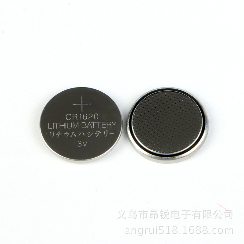 CR1620纽扣电池 3V锂锰电脑主板纽扣电子 汽车钥匙遥控器电池批发