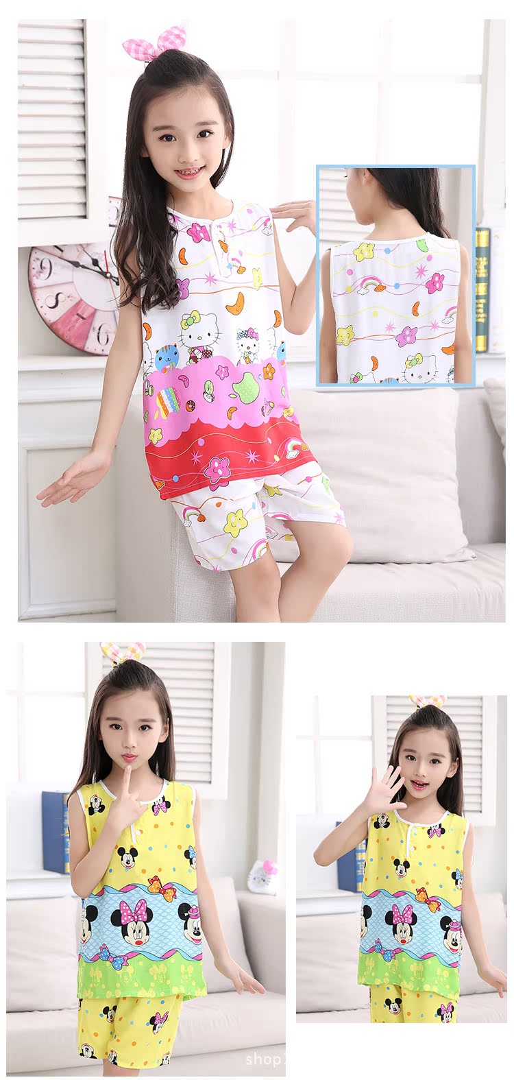 居傢綿綢短袖套裝詳情頁_17