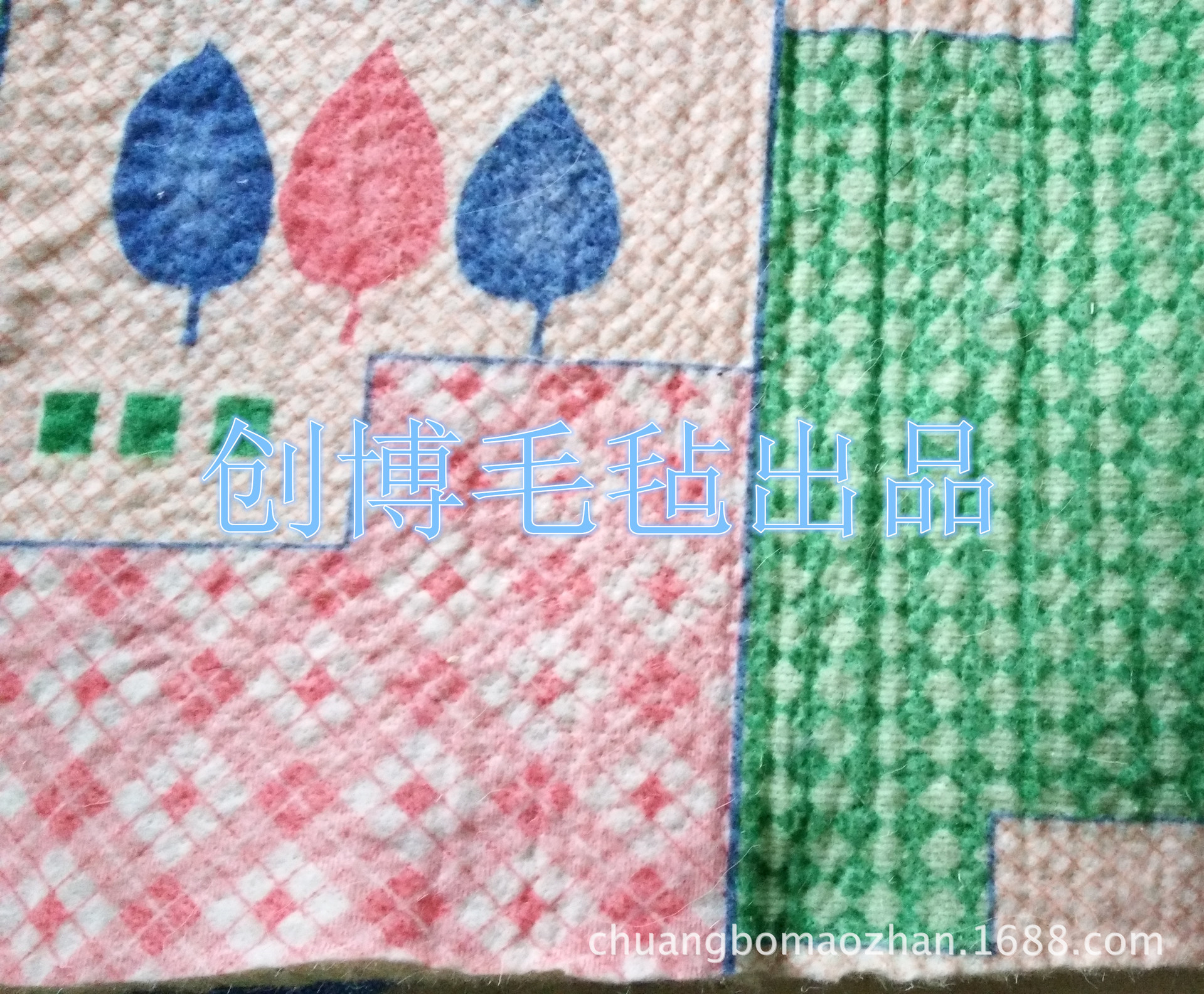 厂家销售纯羊毛双面绒布的火炕毡保温防潮西北地区专用毛毡