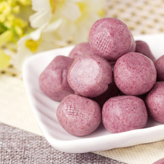 Purple potato milk balls 10 pounds, Purple potato dry with purple heart Q potato, independently packaged Purple potato milk Q, factory wholesale, dropshipping one piece.