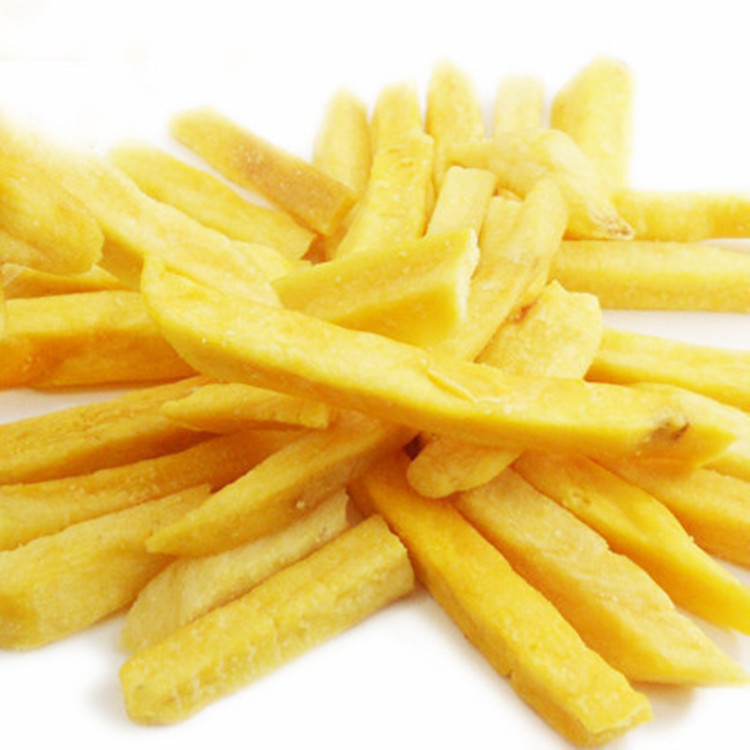 Manufactor Source of goods bulk leisure time snacks Original flavor French fries Yellow Heart Sweet potatoes. Bare 10 One kilogram per box for shipping