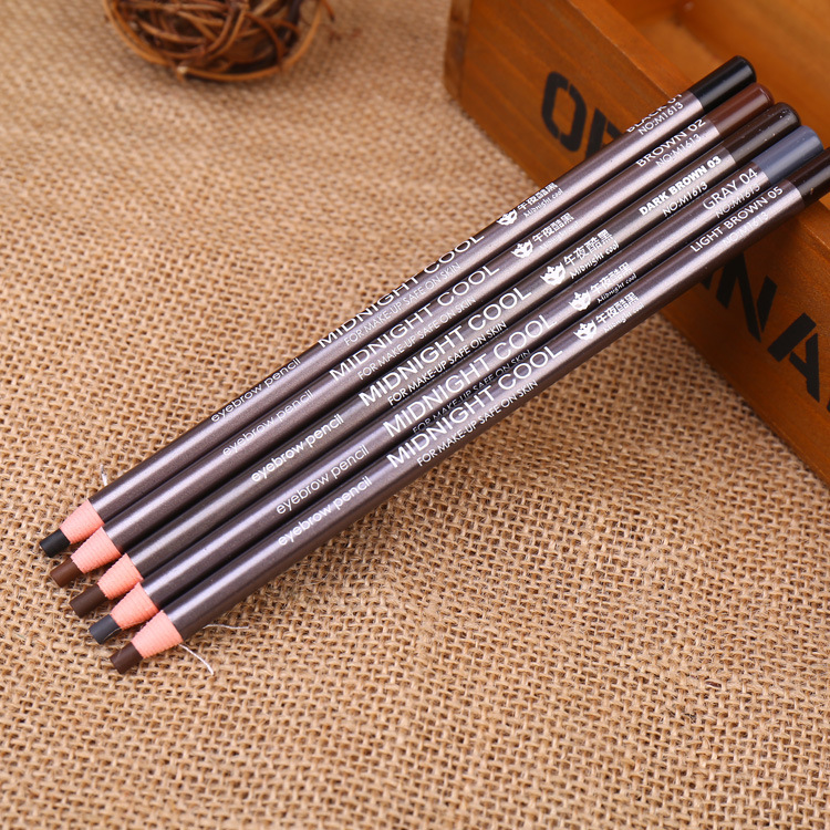 午夜酷黑拉線眉筆防水防汗持久不暈染M1613