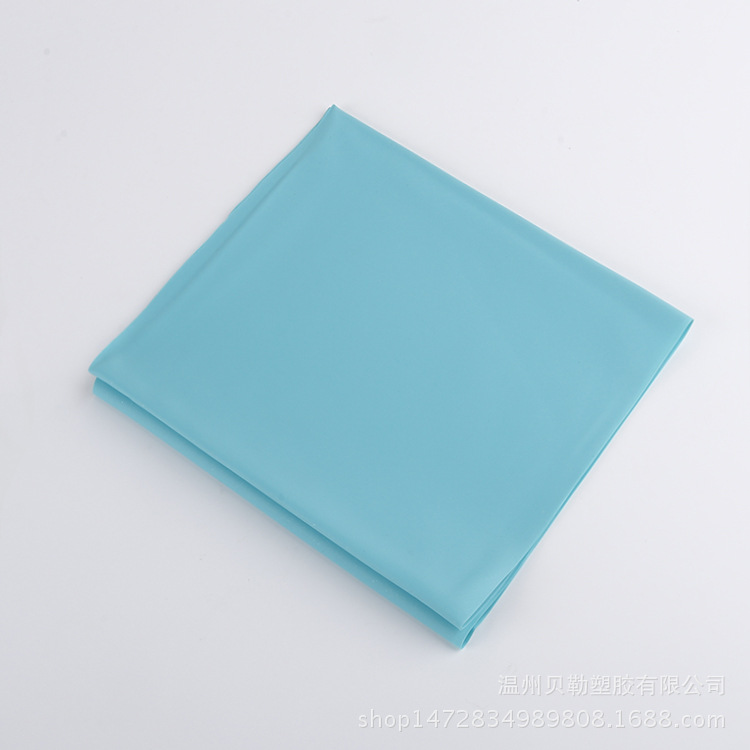 工厂塑料薄膜 浅蓝色pvc薄膜 雨衣雨鞋包装膜