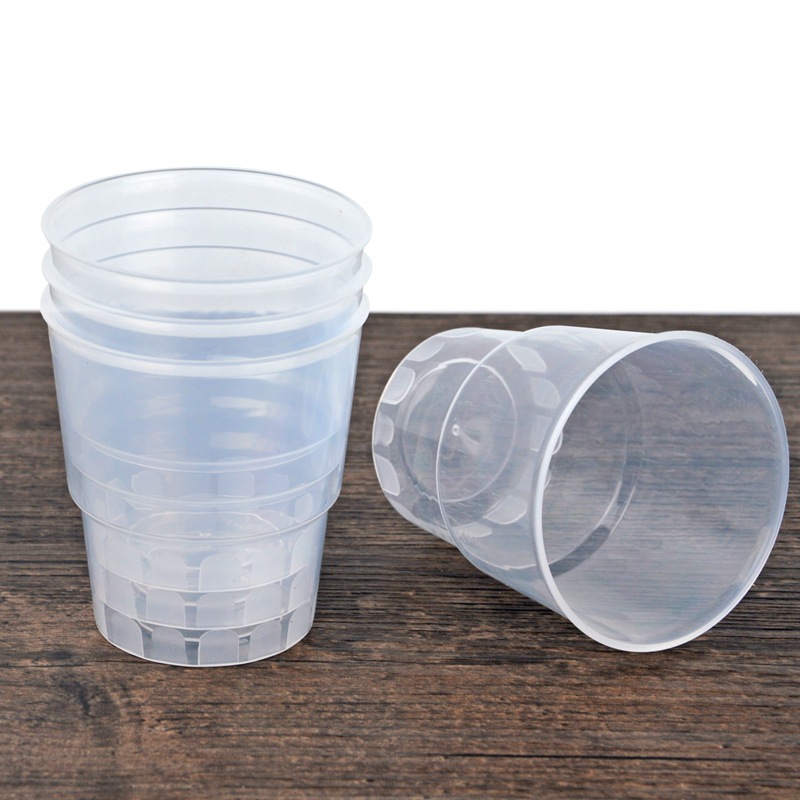 200ml一次性杯子加厚PP注塑饮水杯 办公室招待杯塑料喝水茶杯80个