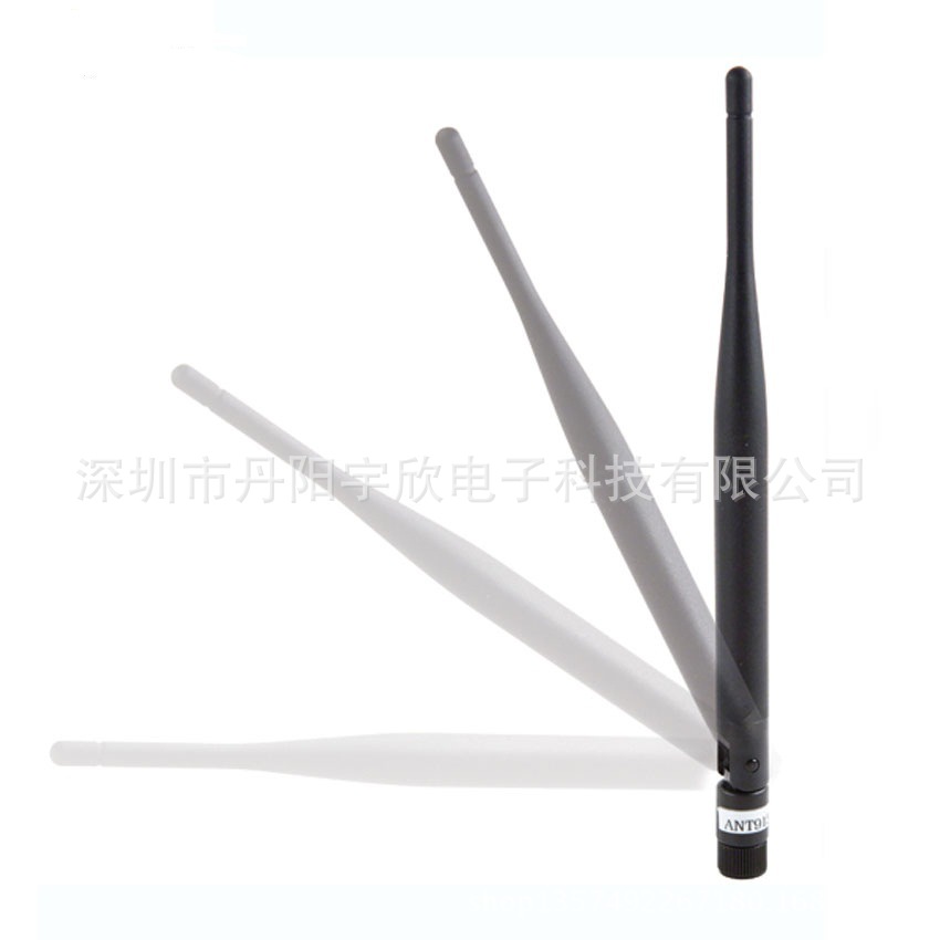 外置全向RFID无线射频3dBi高增益433MHz胶棒天线