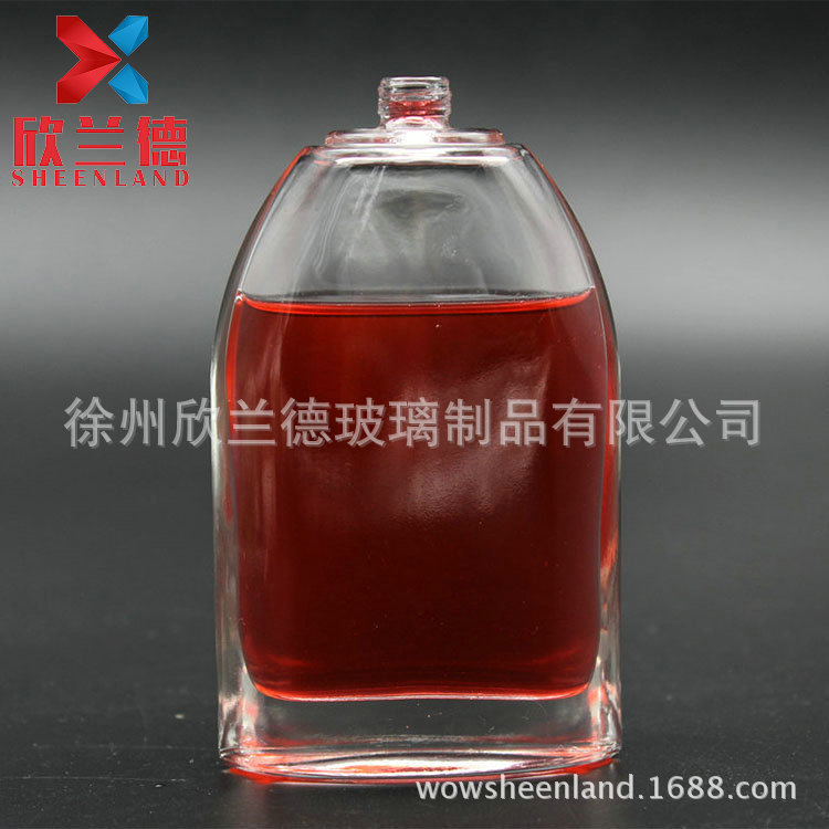 90ml香水瓶13mm夹口喷雾玻璃 男女士化妆品瓶