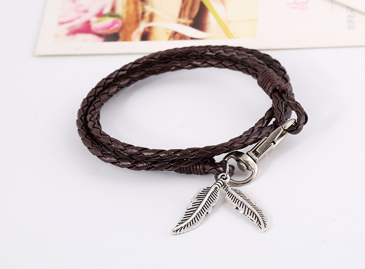 fashion new hand-woven ethnic leather bracelet