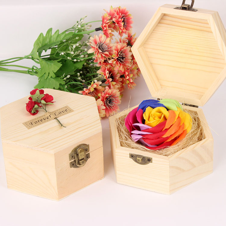 Colorful Rose Soap Flower Gift Box Birthday Gift Valentine's Day Women's Day Gift display picture 1