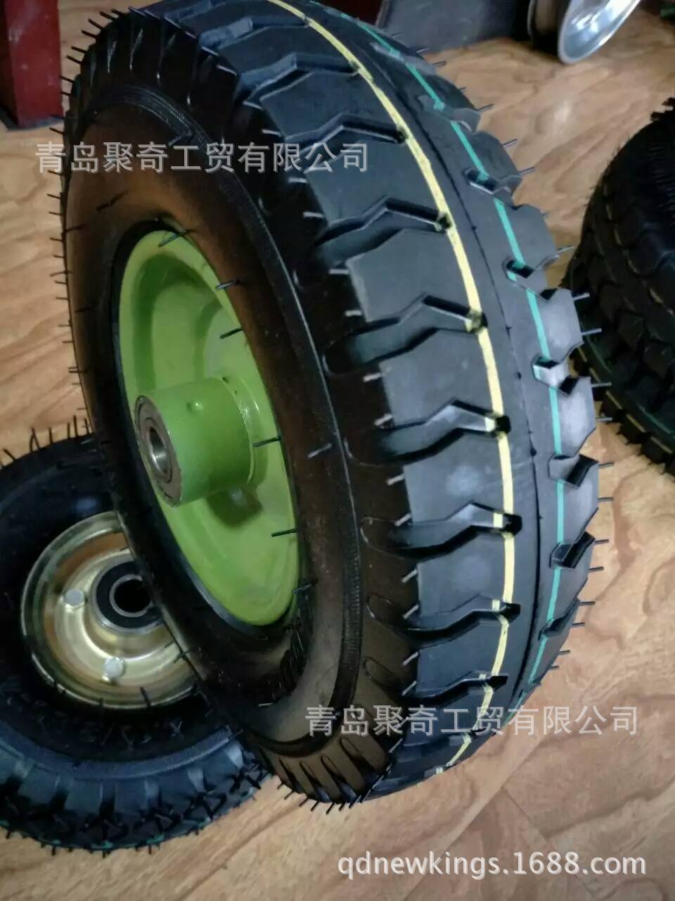 高品质 高含胶量 4.00-6橡胶充气手推车 园林车轮