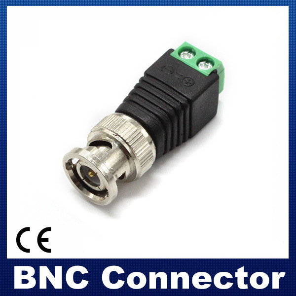 嘉利荣批发监控器配件视频头 批发环保BNC接头 绿色电源转接头