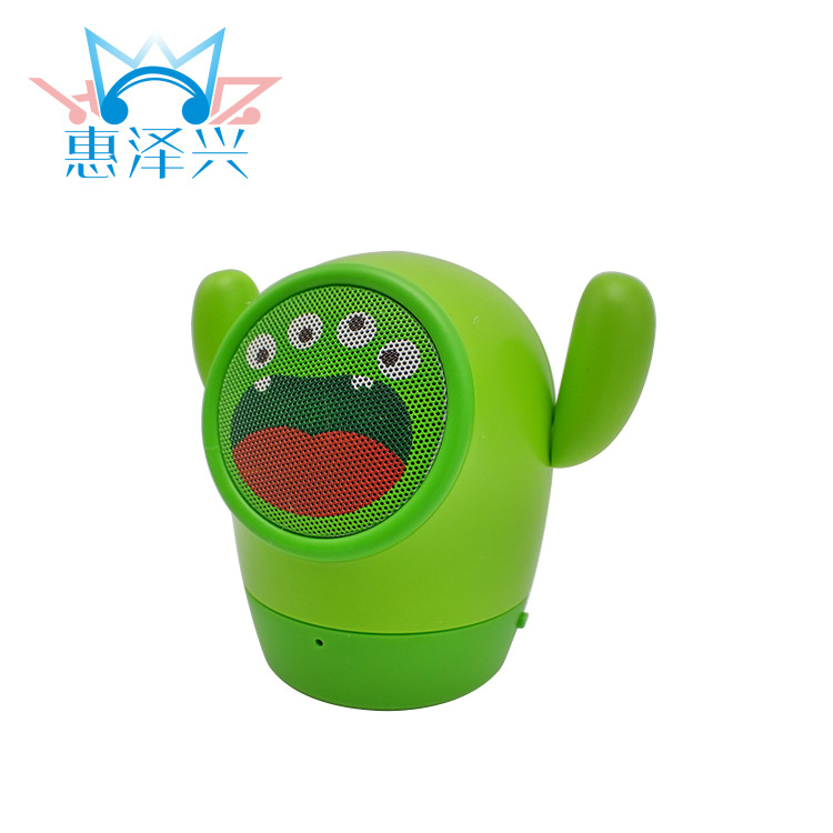 绿色小卡通人音箱--03