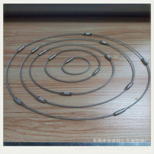 Factory 304 316 wire rope buckle multi-specification stainless steel wire buckle Wei also rope wire ring,