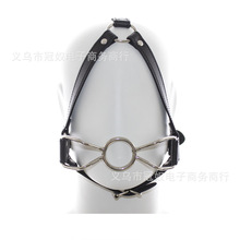 sm成人情趣用品铁环马具口塞口枷强制张口器口交夫妻另类调教玩具