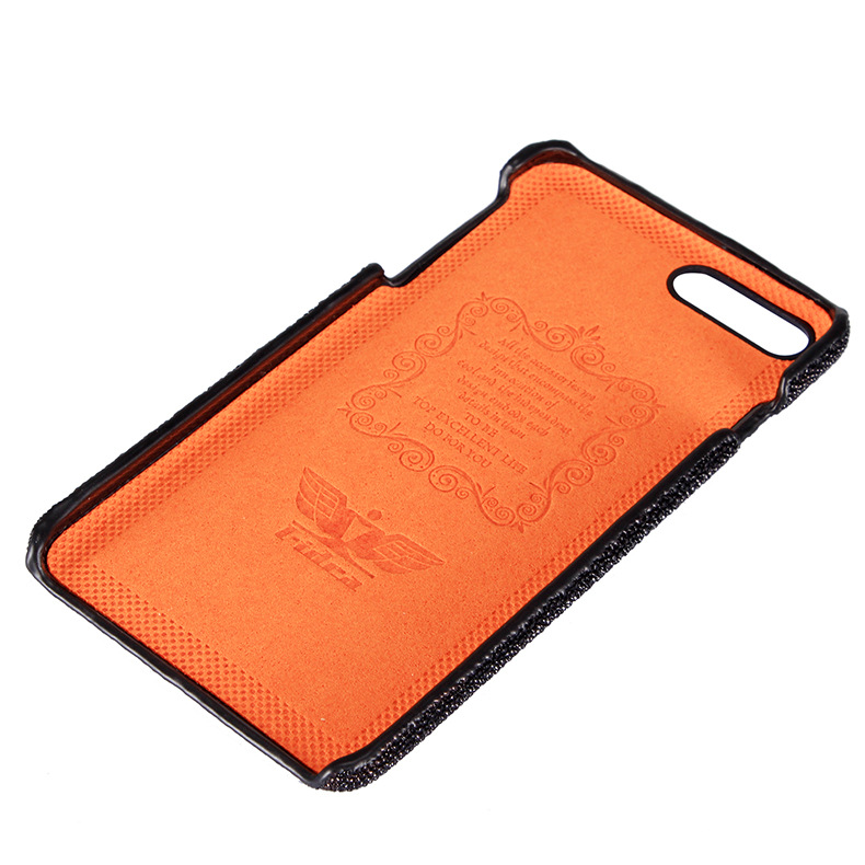 i-idea Luxury Genuine Stingray Skin Leather Hard Back Cover Case for Apple iPhone 7 Plus & iPhone 7