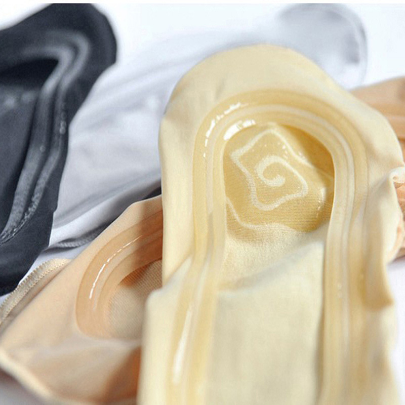Shallow mouth No trace Borneol cotton material Foot non-slip silica gel Boat socks Circle silica gel Single chip invisible Boat socks