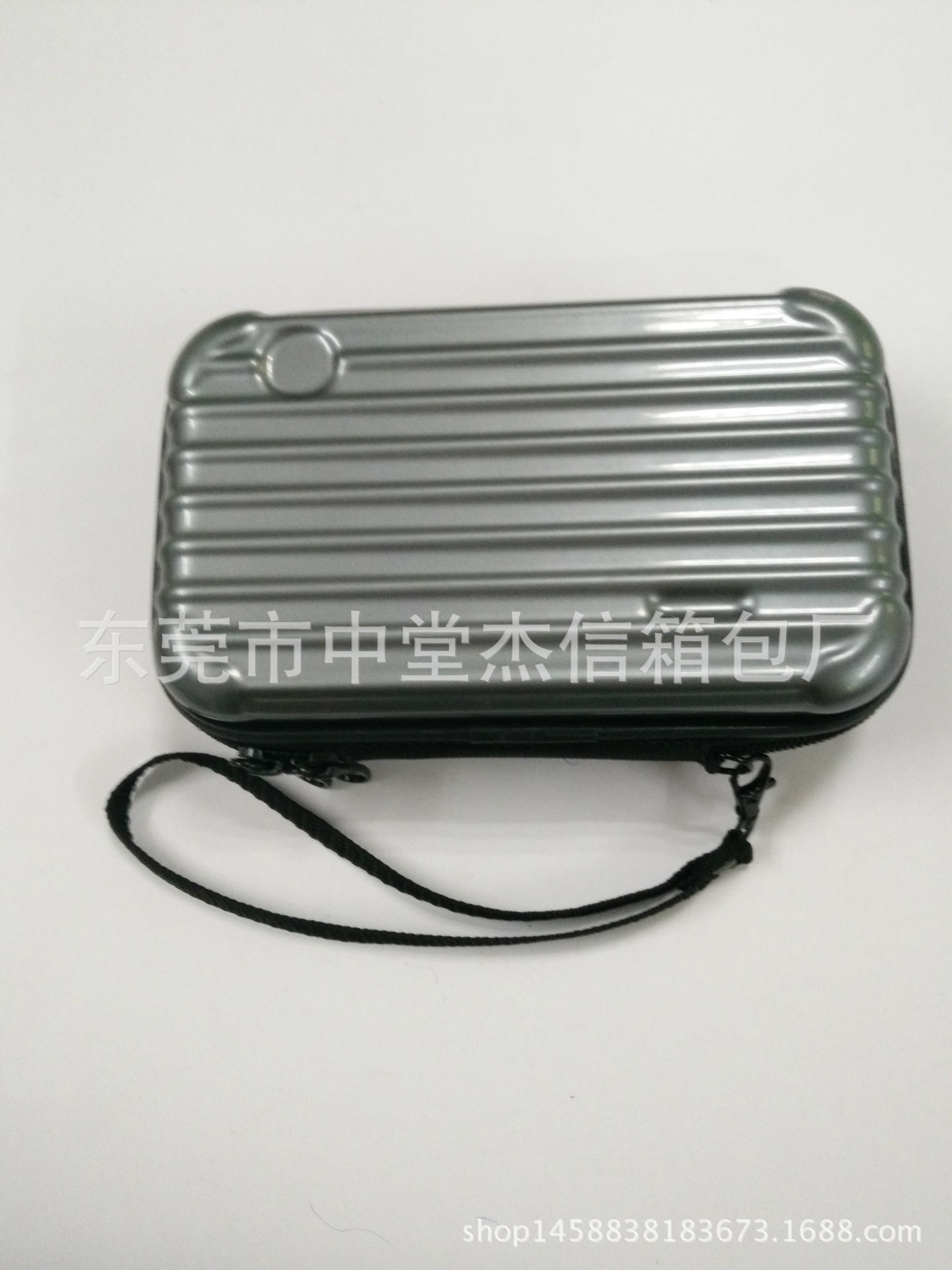 厂家供应 PC迷你化妆包 灰色过夜包 手拿登机包|ms
