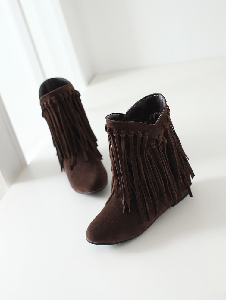 Bottes femme en PU artificiel - Ref 3355230 Image 22