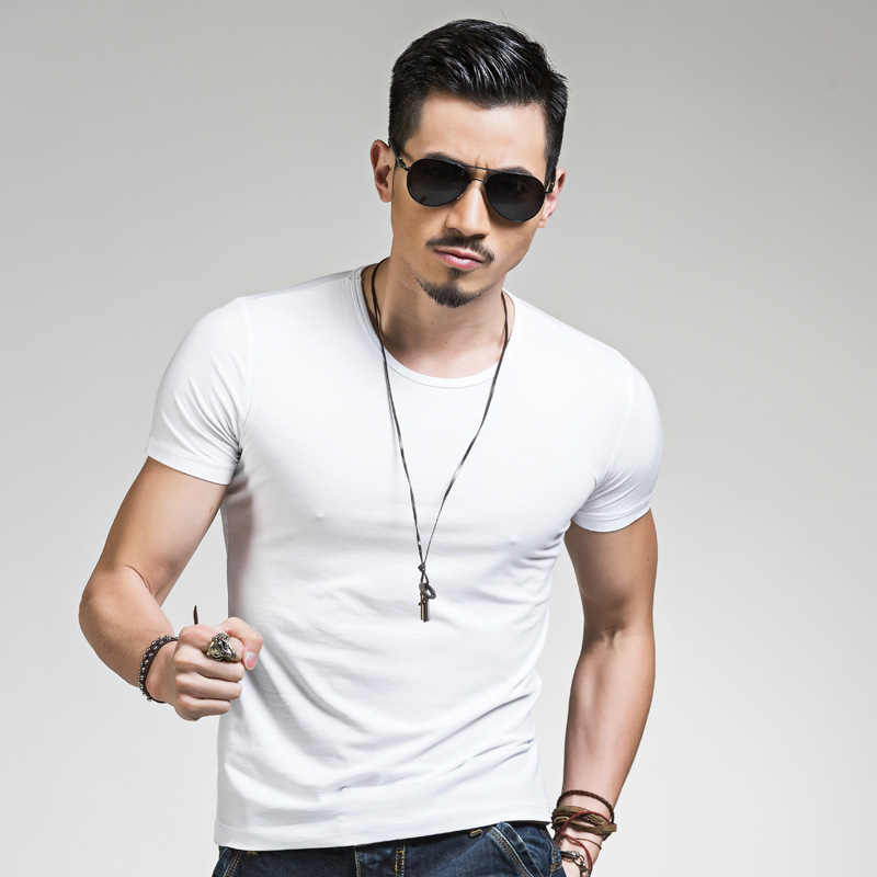 男装加工-淘宝天猫京东 网店爆款纯色短袖t恤定