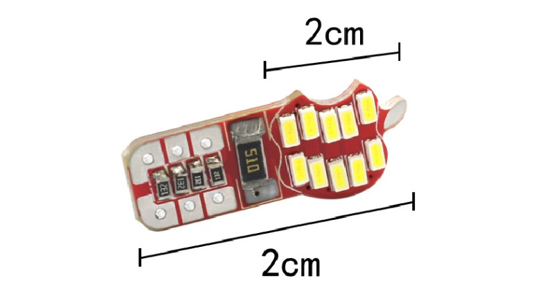 Хит-модель T10-3014-20SMD, дешифровка, широкая лампа 20LED, подсветка номерного знака, лампа T10