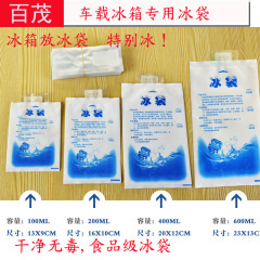 Summer Bestselling Hydrating Ice Packs, Preservation Cooling 100-600ML Refrigerator Insulation Bags, Wholesale Car Ice Packs