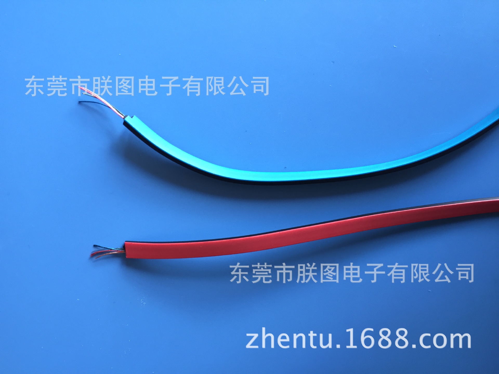 汽车ABS刹车TPU电线传感器黑色2芯pu电线硅胶扁平双色面条线材