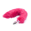 SM dog slave tuning metal anal plug feather fox tail sex supplies hot selling adult sex trumpet tail