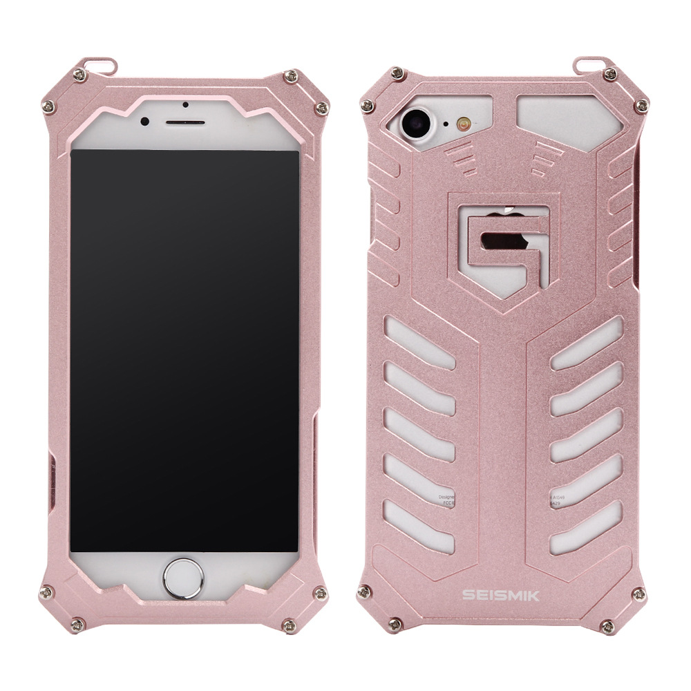 SEISMIK S-ONE Armor Man Shockproof Aluminum Shell Metal Case Cover for Apple iPhone 7 Plus & iPhone 7