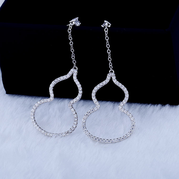 Copper Fashion Geometric earring(platinum) NHLJ3806-platinum