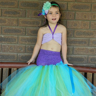 儿童美人鱼公主裙图片_儿童美人鱼公主裙图片