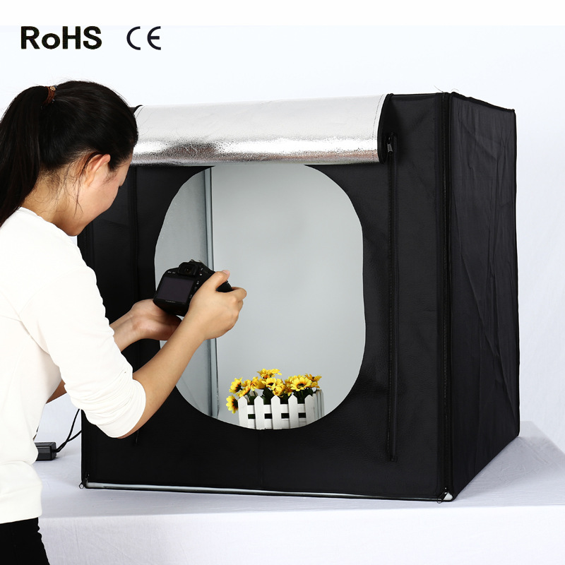 70CM易折叠摄影棚柔光箱 淘宝小型迷你柔光箱静物拍摄箱