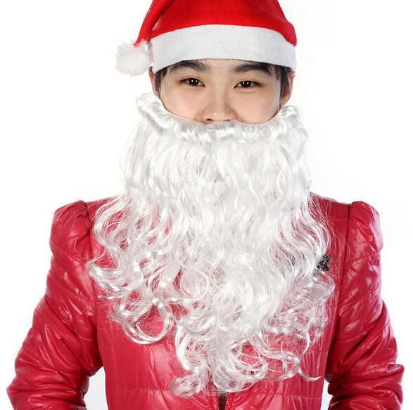 Christmas Performance Decoration Santa Claus Beard Beard White Beard…