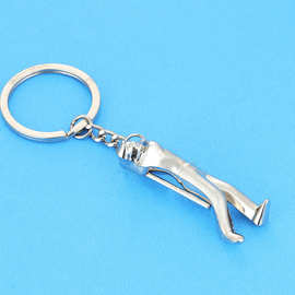 体育运动风格钥匙扣 现货批发高尔夫人像钥匙扣 活动赠品礼品批发