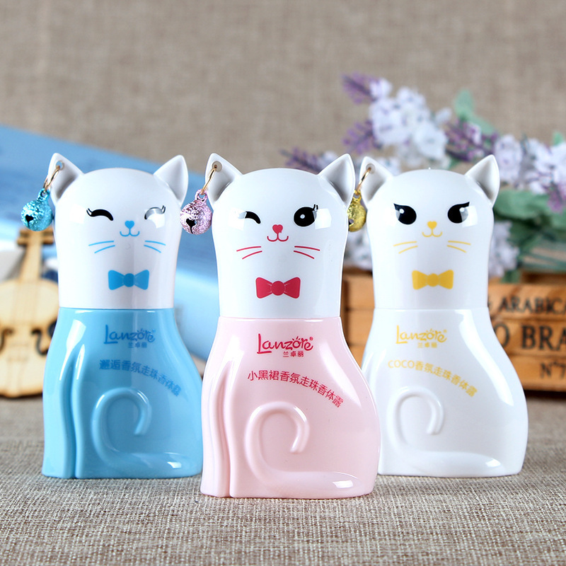 Lanzhuo Li Kitty Fragrance Ballpoint Body Lotion lady Armpit Body Deodorant ball Perfume Greasiness