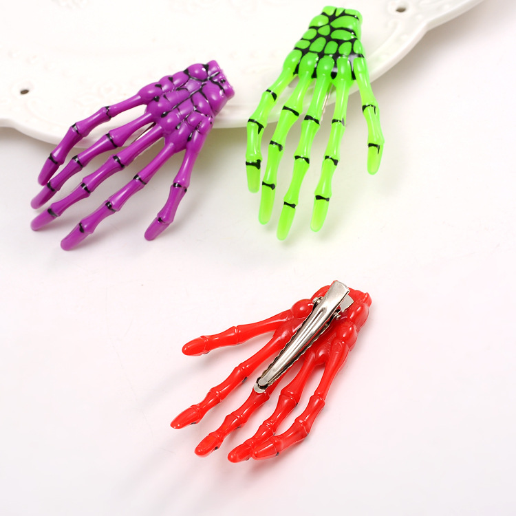 Halloween Funny Hand Plastic Party Hairpin display picture 5