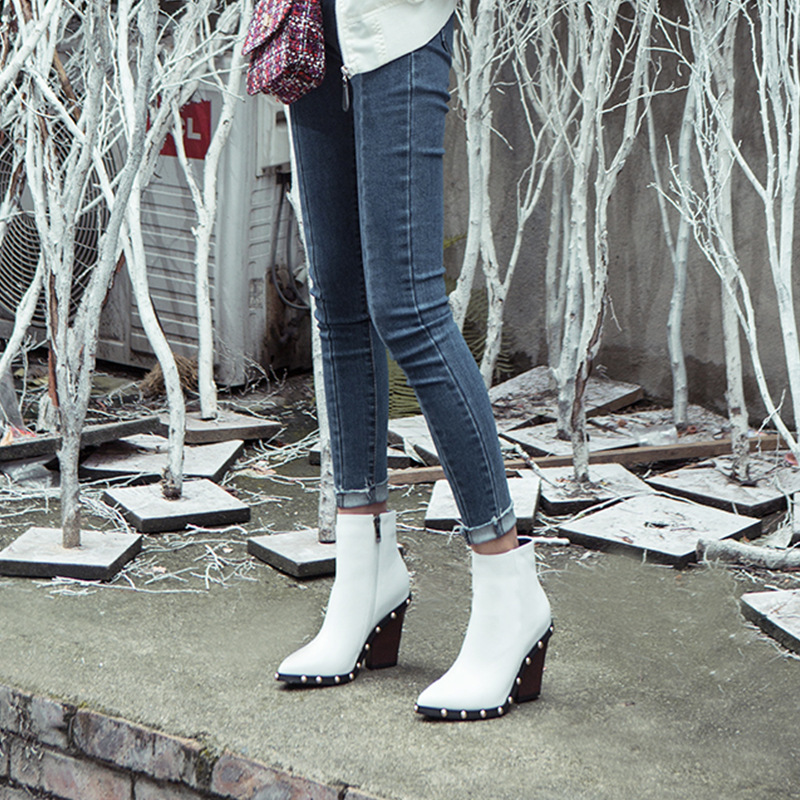 Bottes femme en En cuir - Ref 3354709 Image 17