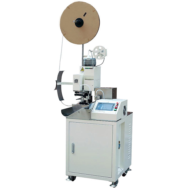 QR-21全自动单头自动端子机 自动玩具电子线端子压着机 出口专用