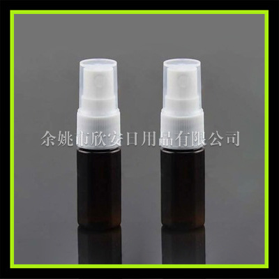 10ml咖啡色小喷瓶 化妆水小样瓶 分装空瓶 塑料pet瓶 避光药液瓶